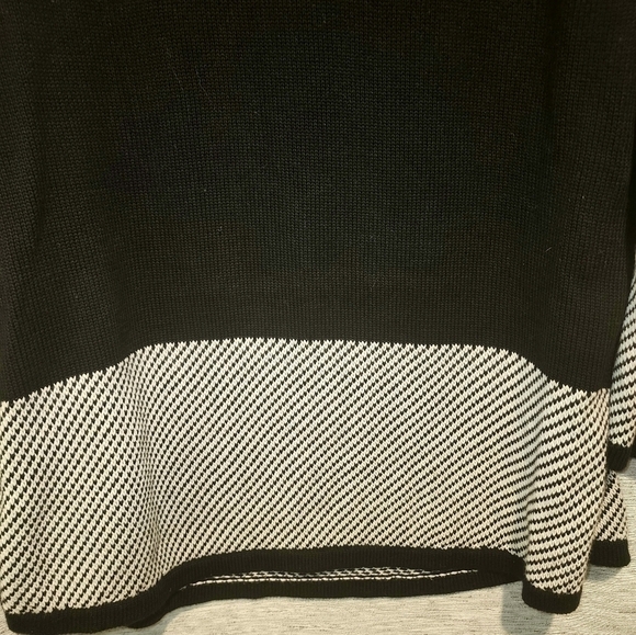 Calvin Klein Medium Black Knit Sweater Cowl Neck Heavy Warm - Picture 4 of 6